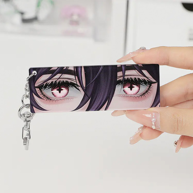 Custom Acrylic Eyes Pendant - 1.18"x3.35"(30x85mm), ①