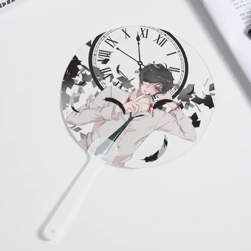 Custom Transparent Hand Fan - 6.61""(168mm)