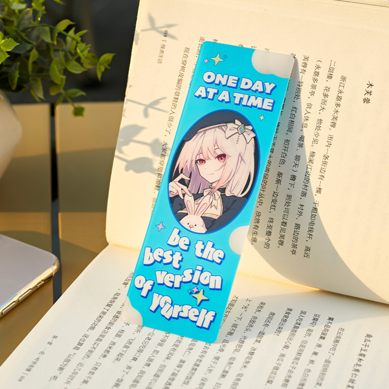 Custom PVC Bookmark 5Pcs/Set - 1.96″x5.9″(50x150mm)