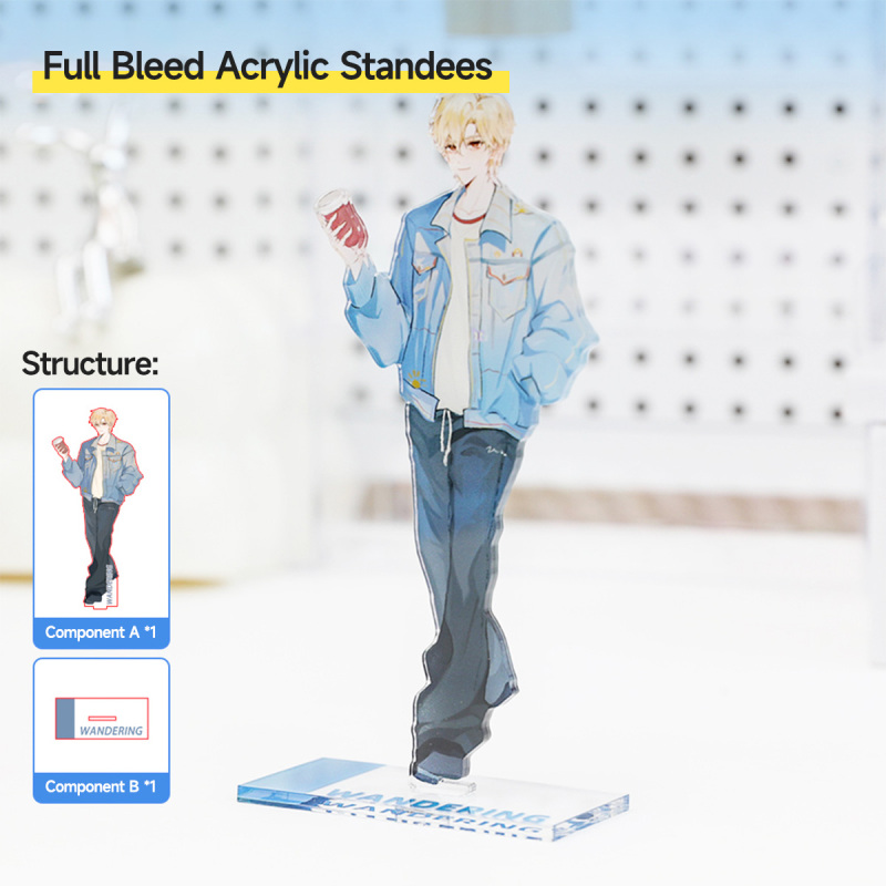 Custom Full Bleed Single Insert Acrylic Standees - Other size